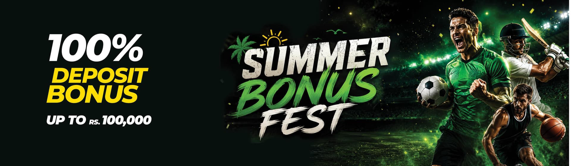 100% Sportsbook Deposit Bonus 100% Sportsbook Deposit Bonus